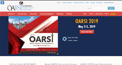 Desktop Screenshot of oarsi.org