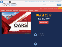 Tablet Screenshot of oarsi.org
